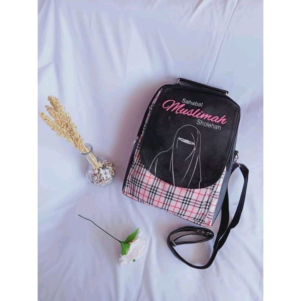 Tas Wanita Original Tas Muslimah Ransel Slempang