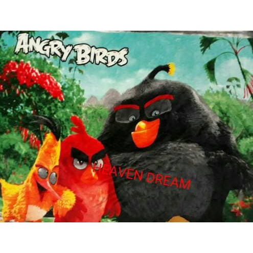 Selimut bulu halus angry bird