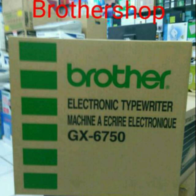 Mesin tik electronic Brother GX 6750