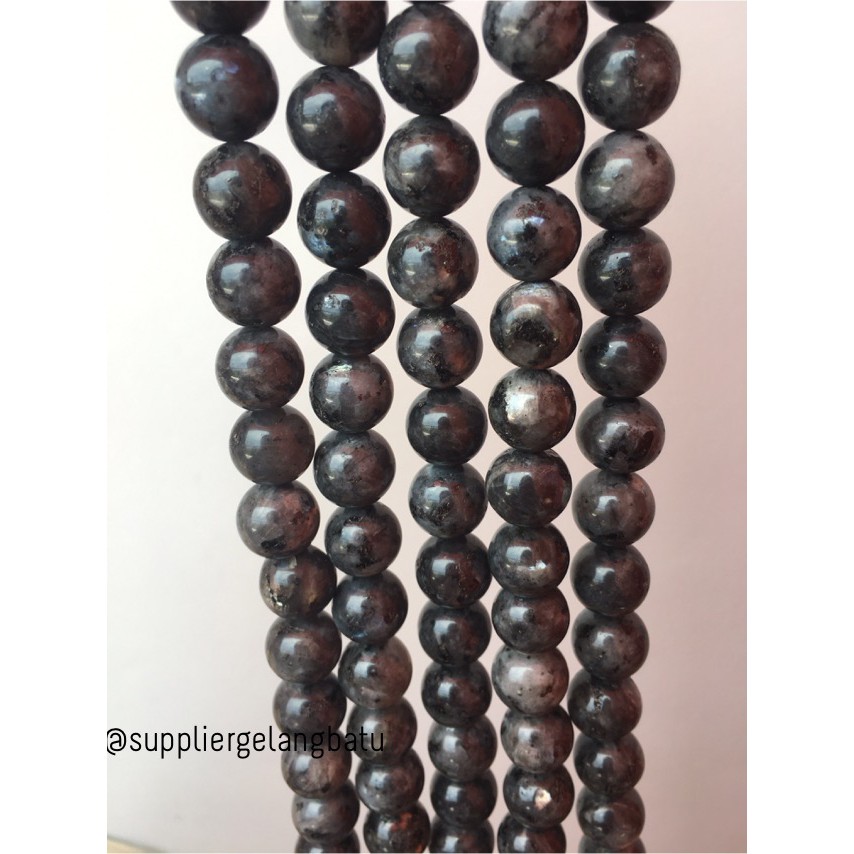 supplier batu abu labrador kilap 14mm labradorite bongkah akik alat beading kilap akik poles rawat