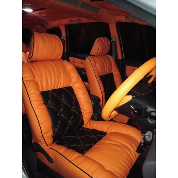 variasi cover jok sarung jok bungkus jok motif sofa Avanza 3 baris 2008/2014