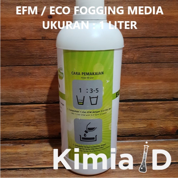 Eco Fogging Media - 1 Liter - EFM - Campuran Obat Nyamuk - Obat Fogging - Anti Nyamuk - Insektisida