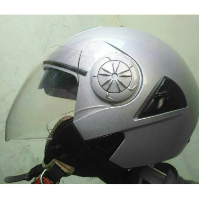 helm snail 622  retro double visor centro mds capello kyt elsico gm vint scoopy fino vespa zeus 210