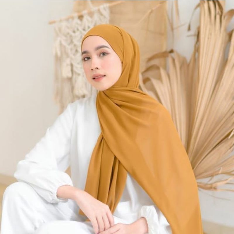 Pashmina inner 1in2 / Pashmina Ciput / Pashmina ryma