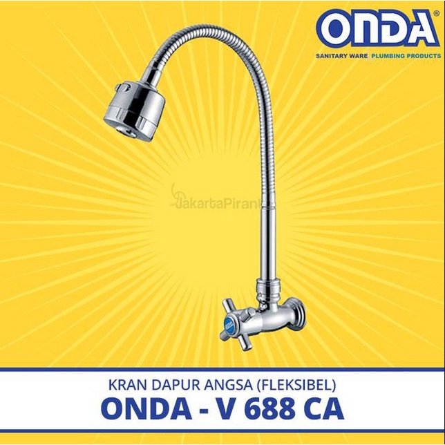 Onda Kran Dapur / Sink Tembok Flexible tipe V 688 CA