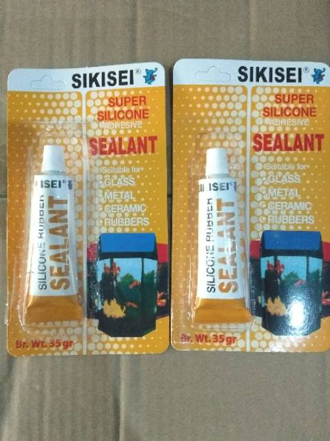 Lem sealant 35gr/Lem aquarium/Lem silicon/lem kaca