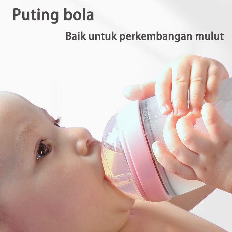 Perlengkapan bayi/Botol/Botol silikon bayi  (B18-19)