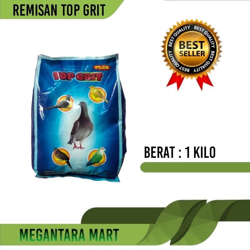 top grit pakan merpati Asinan grit merpati cangkang kerang halus murni 1kilo