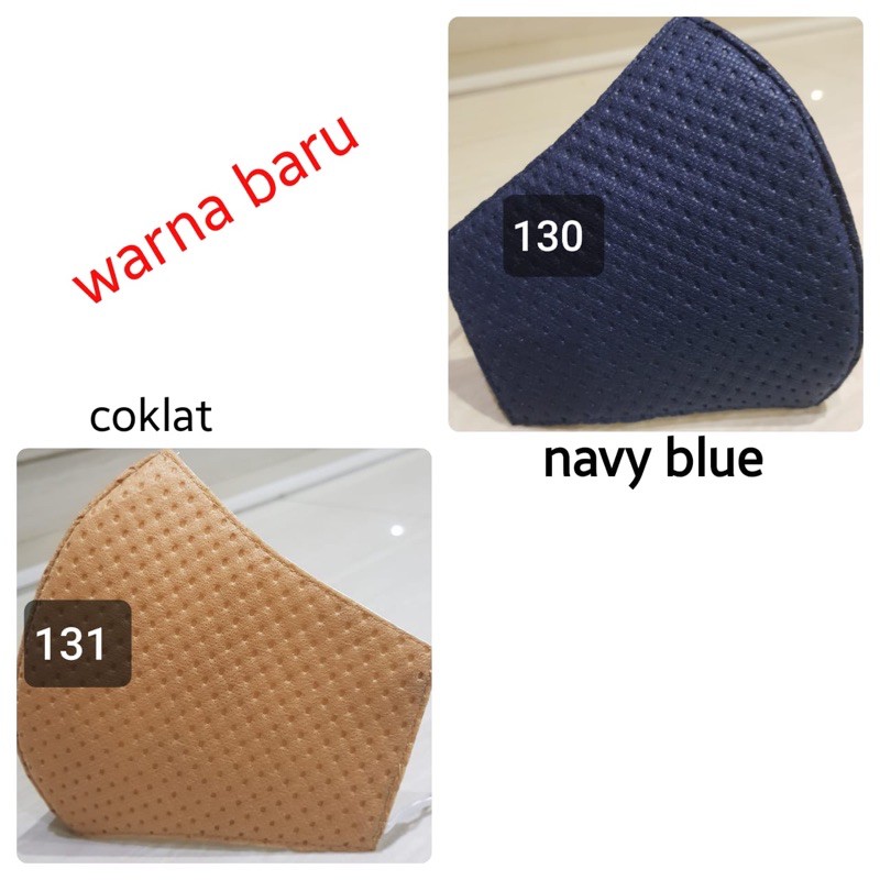 Masker Kain Non-Woven Murah Motif Polos (Masker Kain KN95)