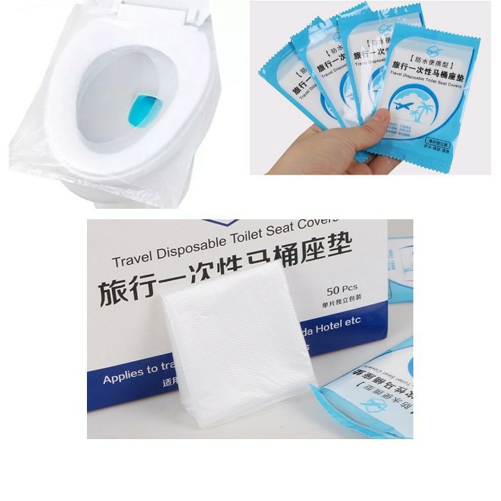 Disposable Toilet Seat Cover for Travel / Plastic Cover - LPM Shop