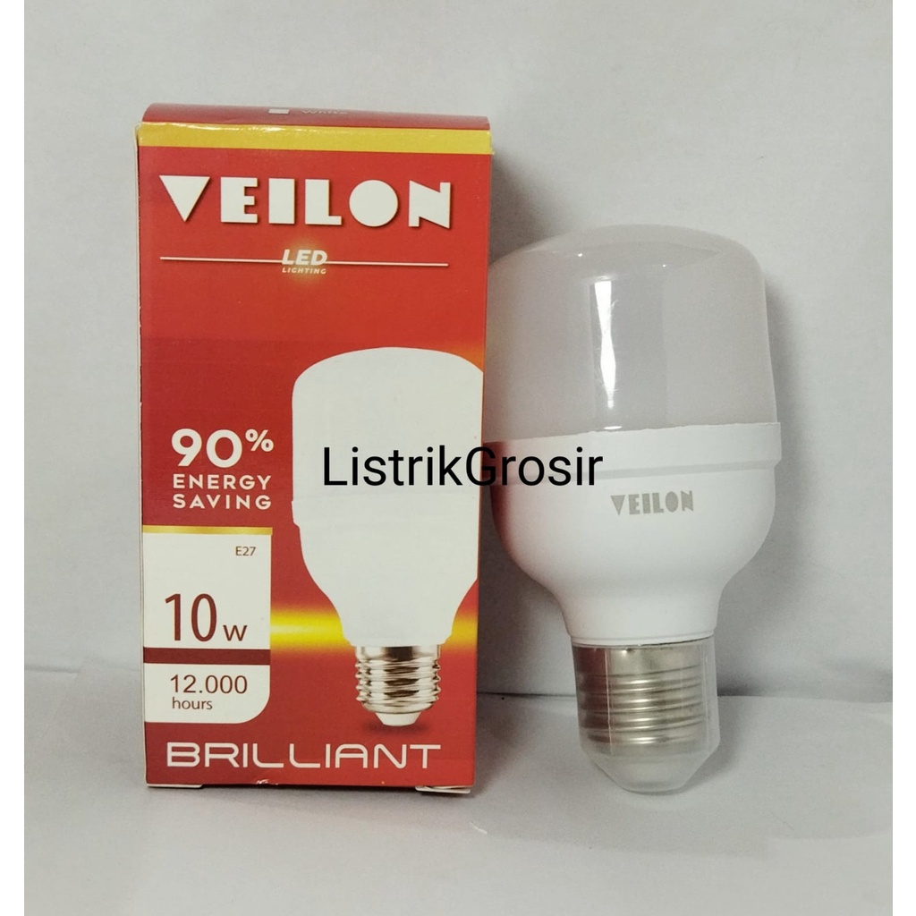 Lampu LED T Bulb Veilon 10w 10 Watt Cahaya Putih Premium By Zenich SNI