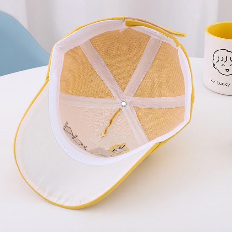 [UK. 924821] Topi baseball anak bayi model Jerapah Lucky Giraffe bordir import fashion baby