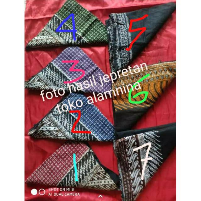 Udeng jawa udeng madura udeng bali jaranan atau barongan kuda lumping segitiga dan segi empat