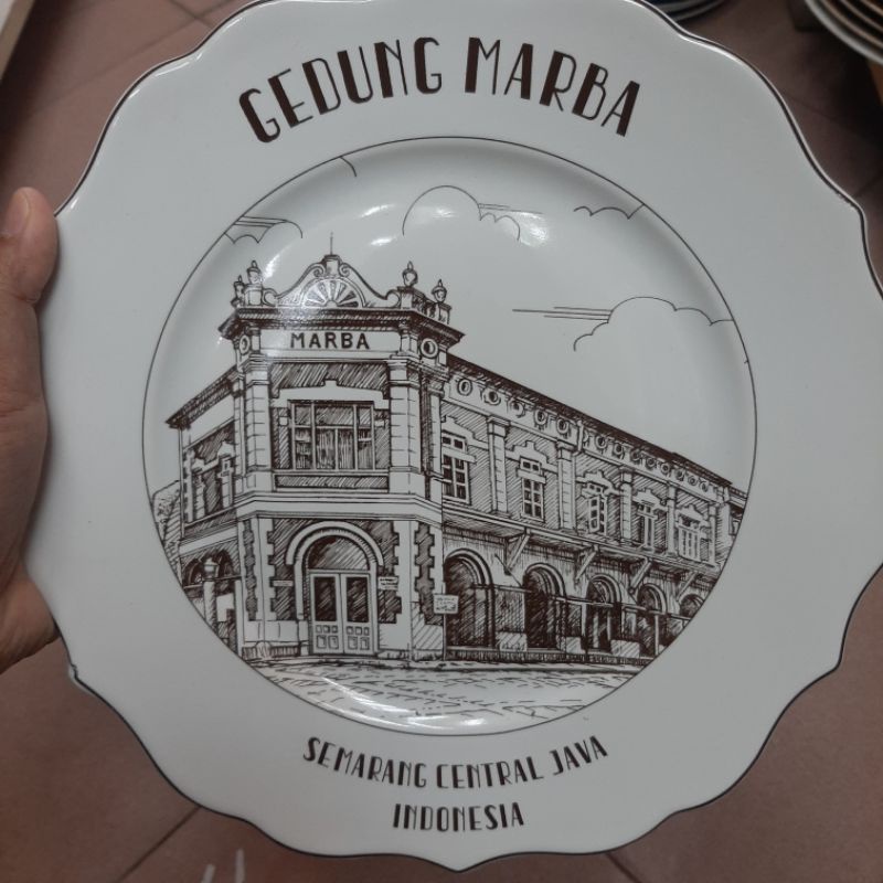 PIRING ICON KOTA SEMARANG (PILIH DI CATATAN YA) PIRING LUCU/PIRING GEMES/PIRING SANGO/PIRING HIAS/HI