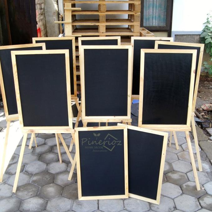 

[COD] Papan Tulis Kapur 40*60 + Tripod 120 cm / Blackboard / Chalkboard PRODUK TERBATAS Kode 476