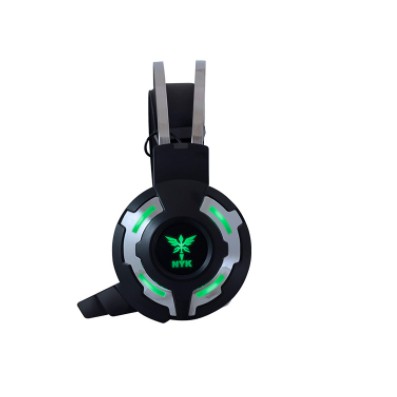 Headset gaming nyk nemesis wired usb audio 3.5mm led stereo leather kunkka hs n01 - headphone 01