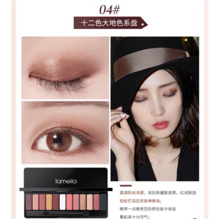 Lameila Eyeshadow Palette 12 Warna cjr 1111