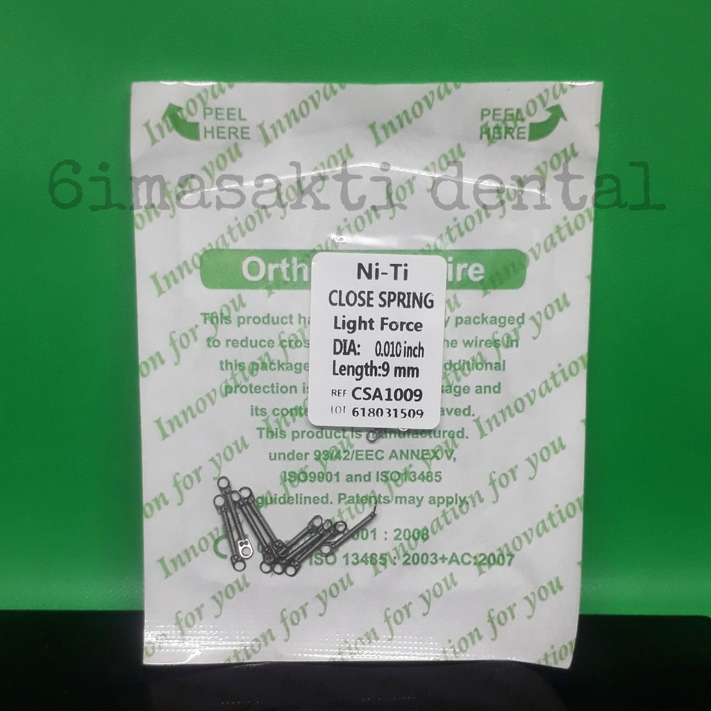 

DENTAL NITI CLOSE SPRING
