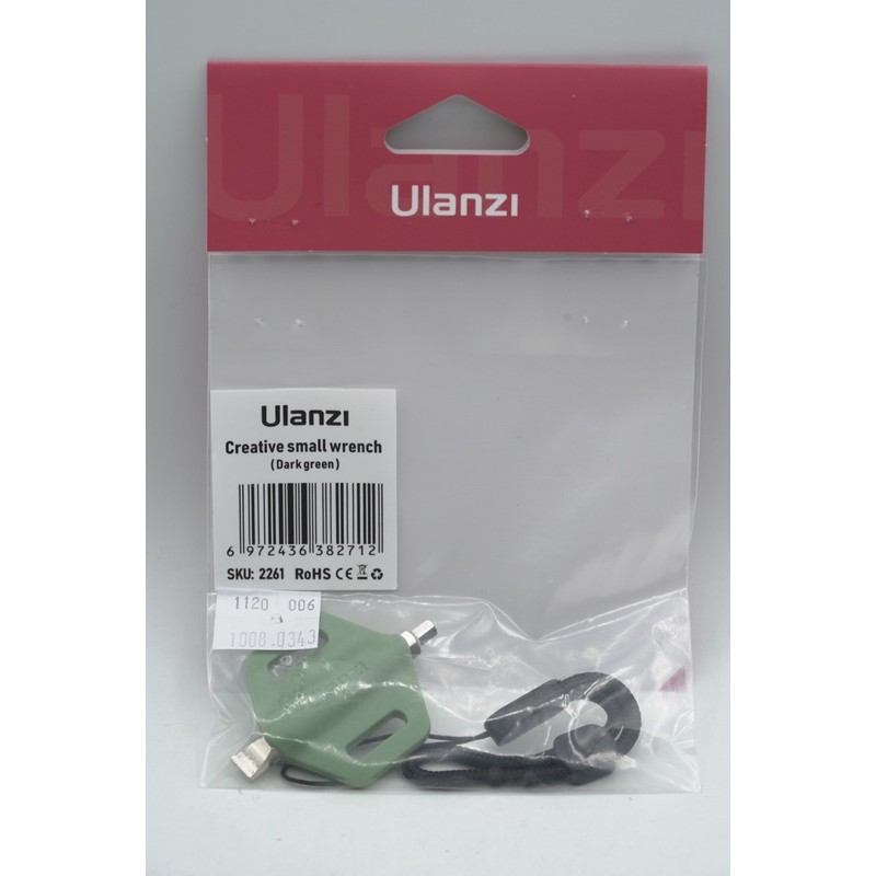 Ulanzi 2260 Green Mini Spanner T4 and Slotted Screw Port Install and Remove Screw for Camera DSLR