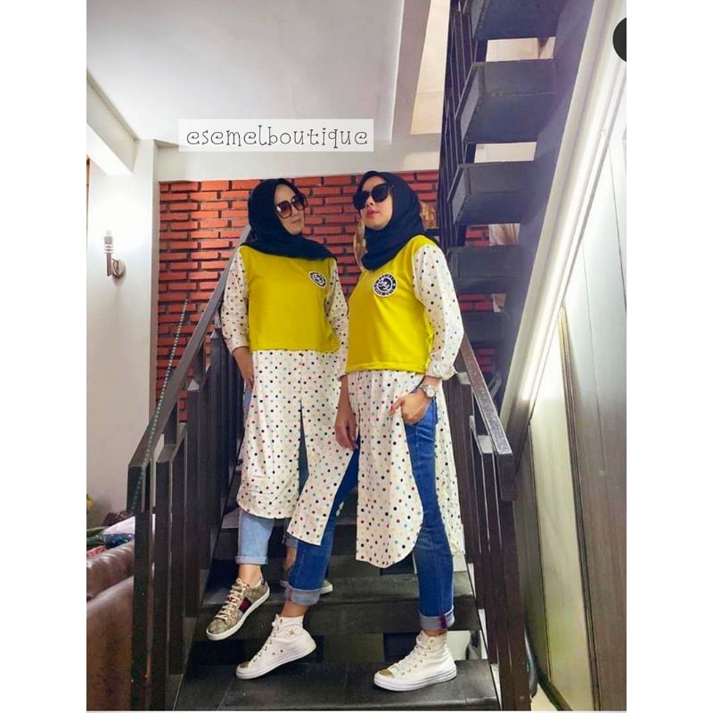 NEW tunik polka by ESEMEL BOUTIQUE
