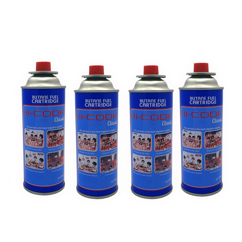 Hi-cook Tabung Gas Portable Peralatan Camping - Tabung Gas Kaleng - GAS CARTRIDGE 230 GRAM