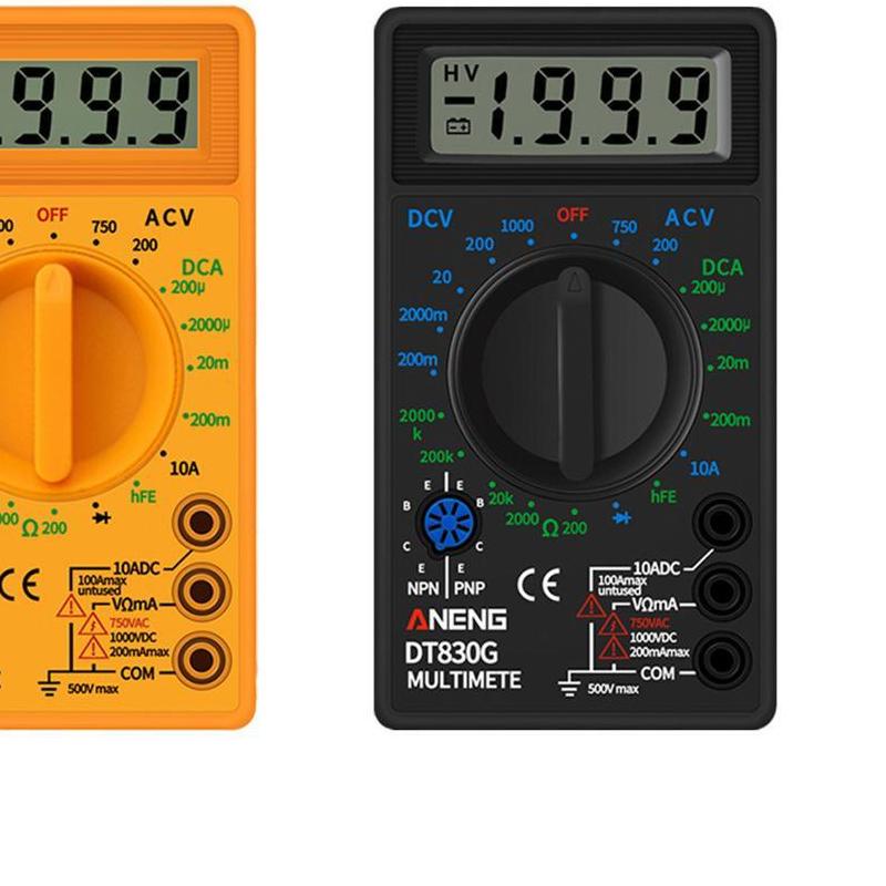 ➶ multimeter avometer multitester digital dt-830b dt830G ☃