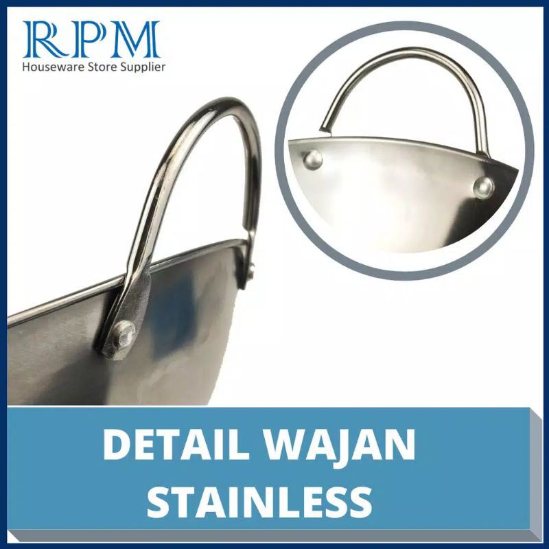 Wajan Penggorengan Stainless Steel 24cm S-113