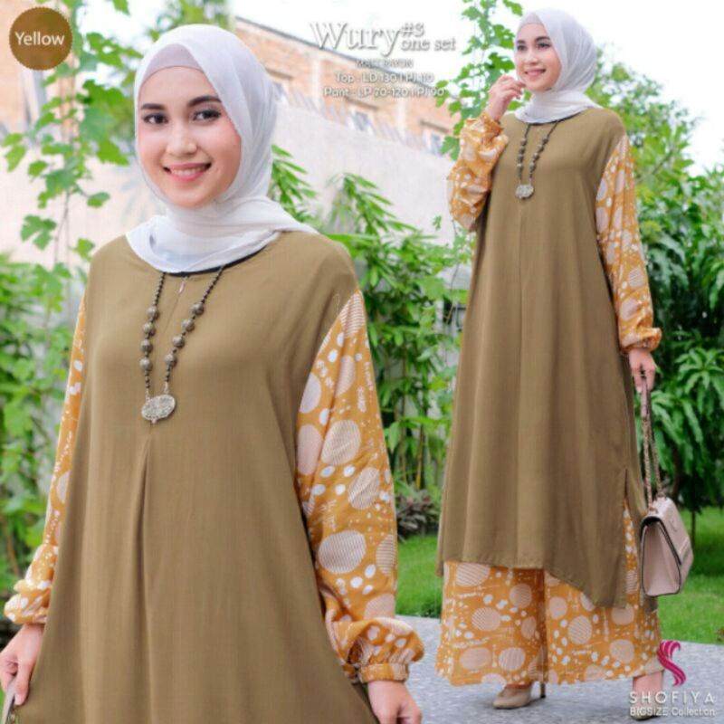 WURY Series One Set (top &amp; pant) Ori by Shofiya