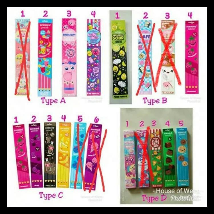 

Terlaris Smiggle Double Scented Pencils - Pensil Smiggle Keren