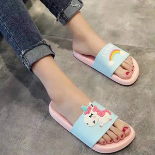 Top Produk ho SANDAL  UNICORN RAINBOW Sandal  selop  karet 