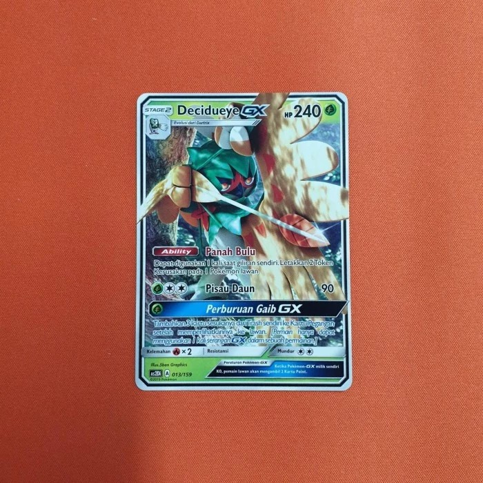Kartu Pokemon Indonesia - Decidueye GX TD