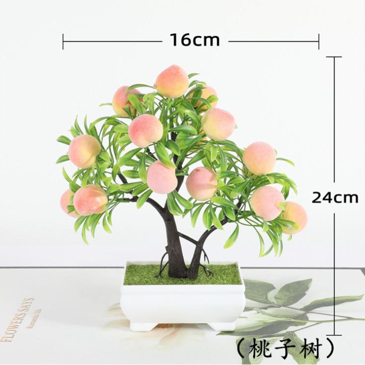 RSB COD CLEAR STOCK Ornamen Bunga plastik Buatan Dekorasi Rumah/ Flower Artifisial Vas Pot Bunga Buah BUNGA KODE 14-3