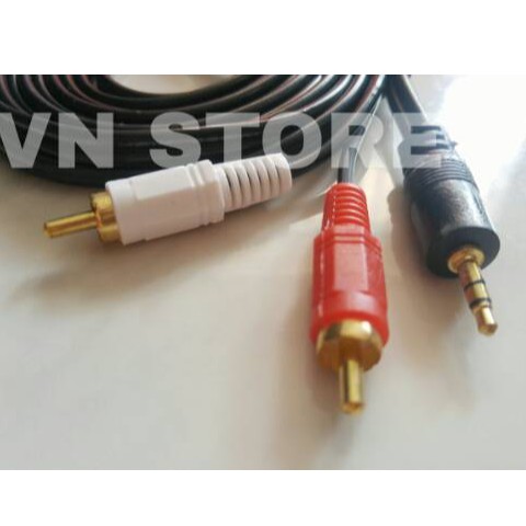 KABEL AUDIO TO RCA 2 GOLD PLATED 3M (1-2) / JACK 3.5 - 2 RCA 3 METER