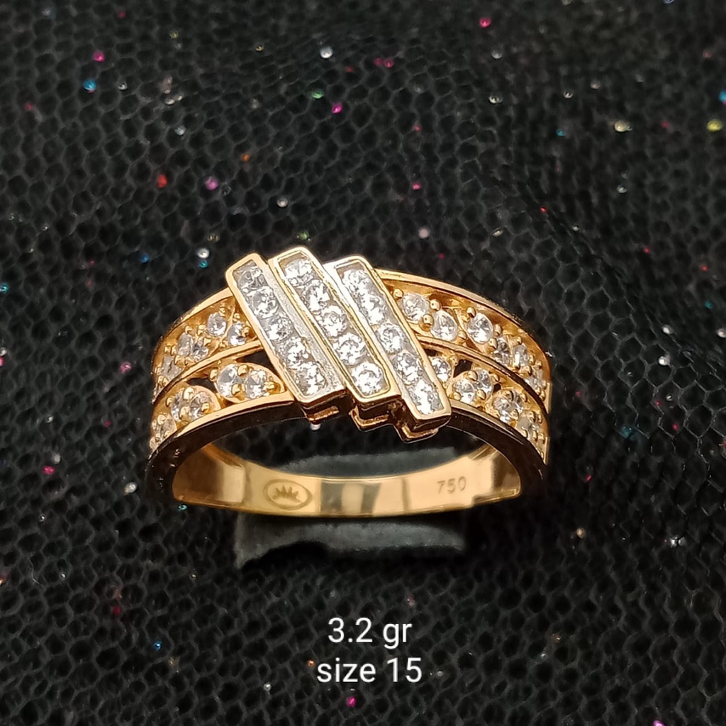 Cincin Emas 17K - 3.2 gr Kadar 750 - 698