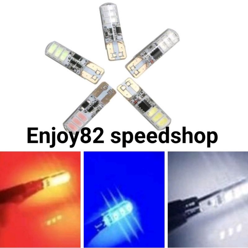 sein Sen / lampu Senja LED jelly transparan warna  harga sepasang ( 2 biji )