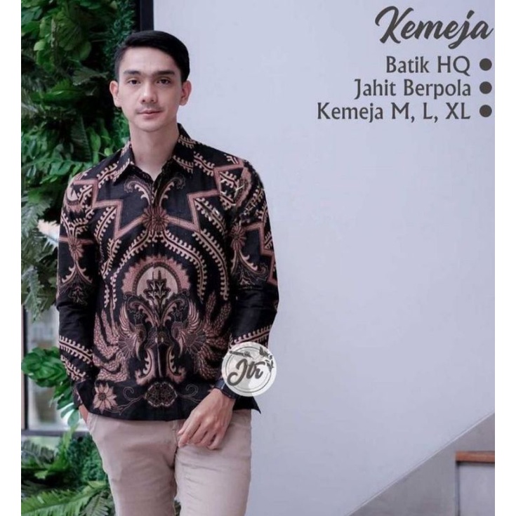 KEMEJA BATIK LENGAN PANJANG COD BERGABUNG LAH MURAH MERIAH MOTIF MODERN