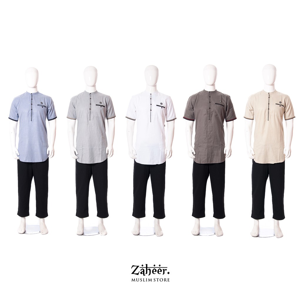 KURTA GAMIS IKHWAN LENGAN PENDEK AS SAFWA PREMIUM MURAH