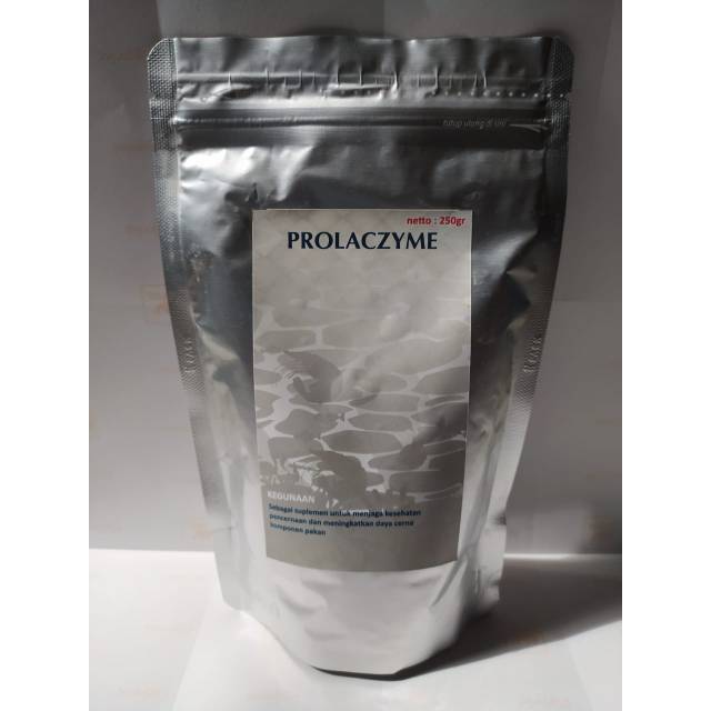 250 gram - Prolaczyme produk Probiotik + Enzim untuk campuran pakan udang dan ikan