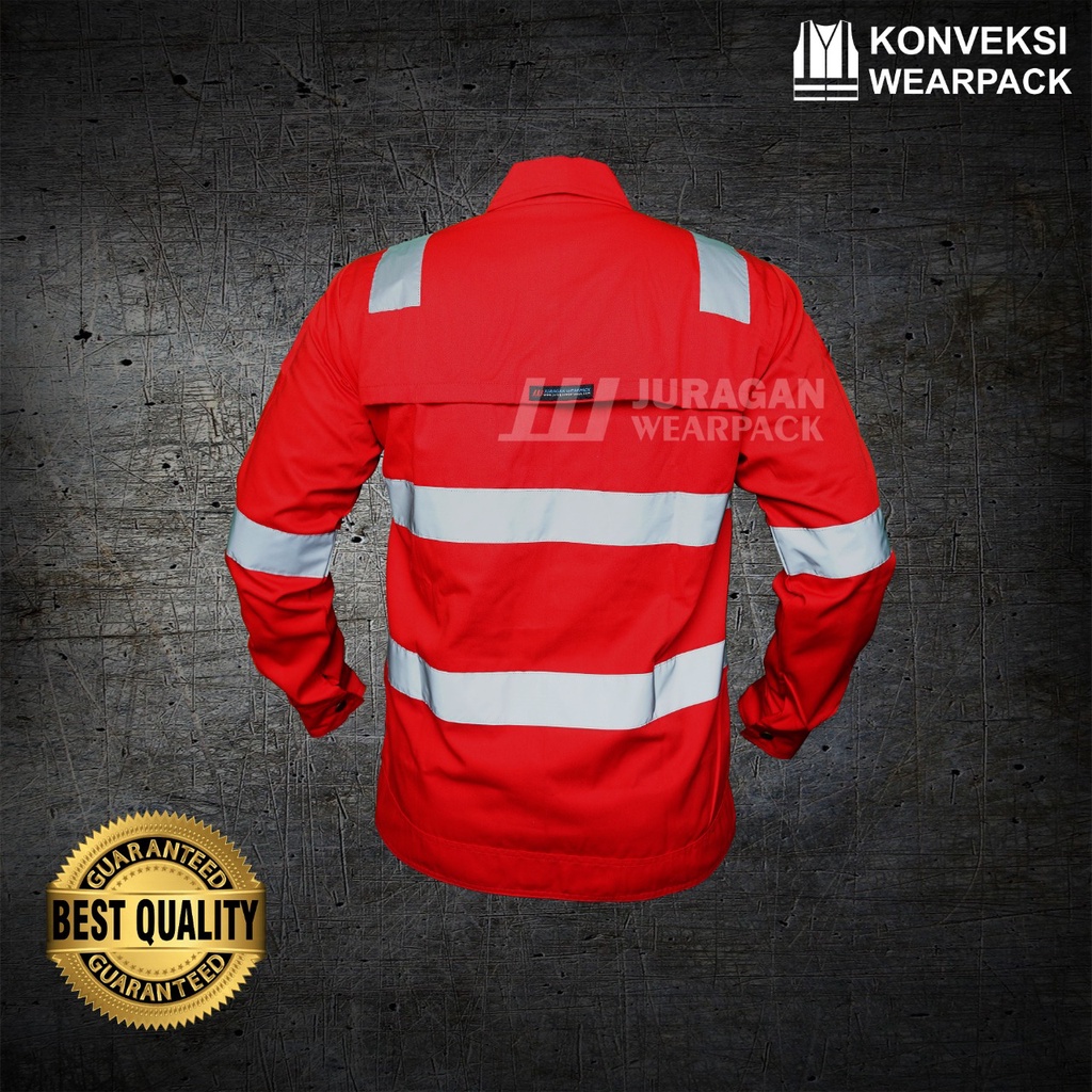 Werpack Safety Atasan Warna Merah