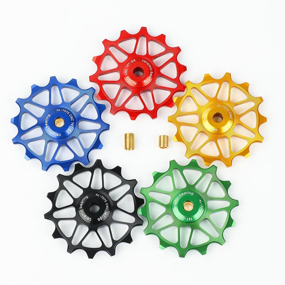 R-FLOWER Pulley Rear Derailleur Sepeda Baru Part 12T 14T Guide Wheel