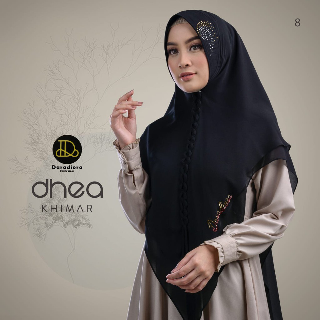 Jilbab Syari Khimar Dhea Ori Daradiora Sayra-8. BLACK