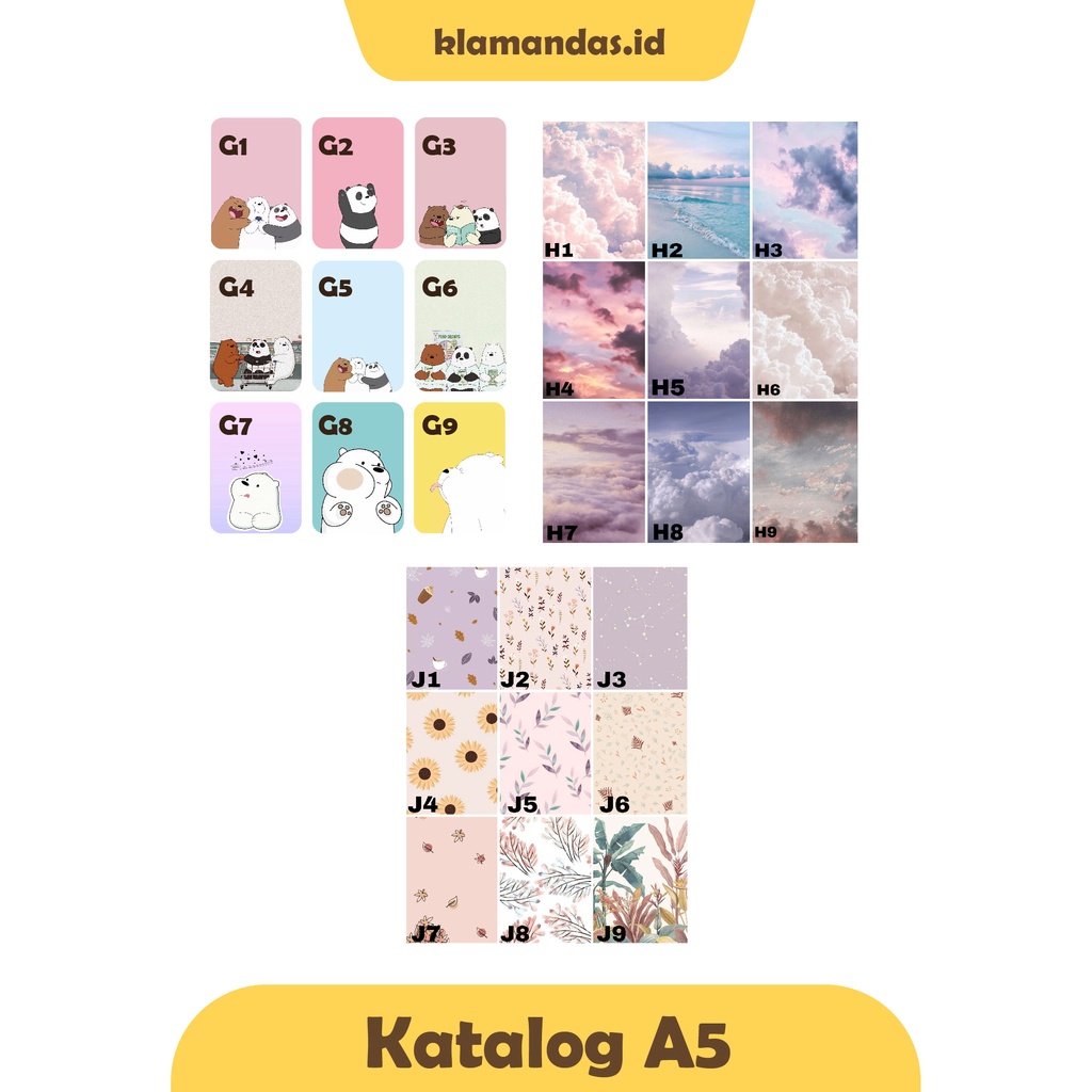 

PEMBATAS BINDER UKURAN A5 (20 RINGS) WE BARE BARE & AESTHETIC | KLAMANDAS.ID