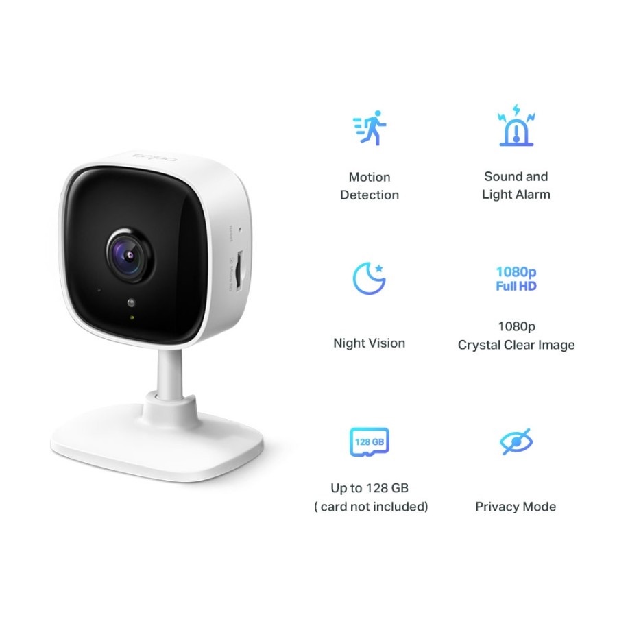 CCTV TP-LINK TAPO C100 Home Security Wi-Fi Camera 1080P - TP LINK C100