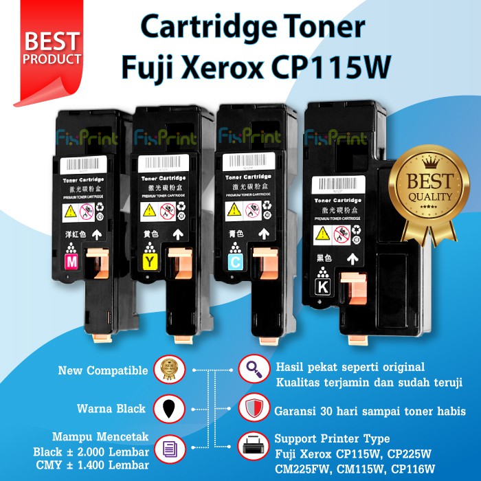 Toner Cartridge Compatible Xerox cp115 cm115 cp225 cm225 cp116 Cyan