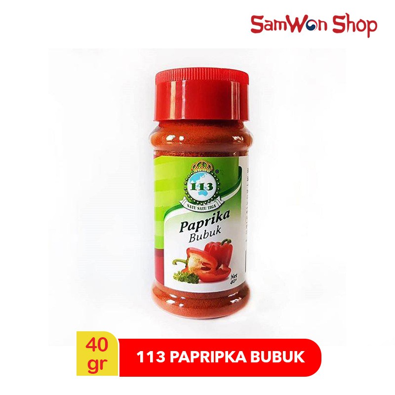 

113 PAPRIKA BUBUK / PAPRICS POWDER 40GR - BUMBU DAPUR REMPAH INSTANT