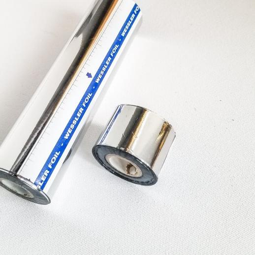 

♫ Foil silver roll (prada silver / silver prada) besar ♝