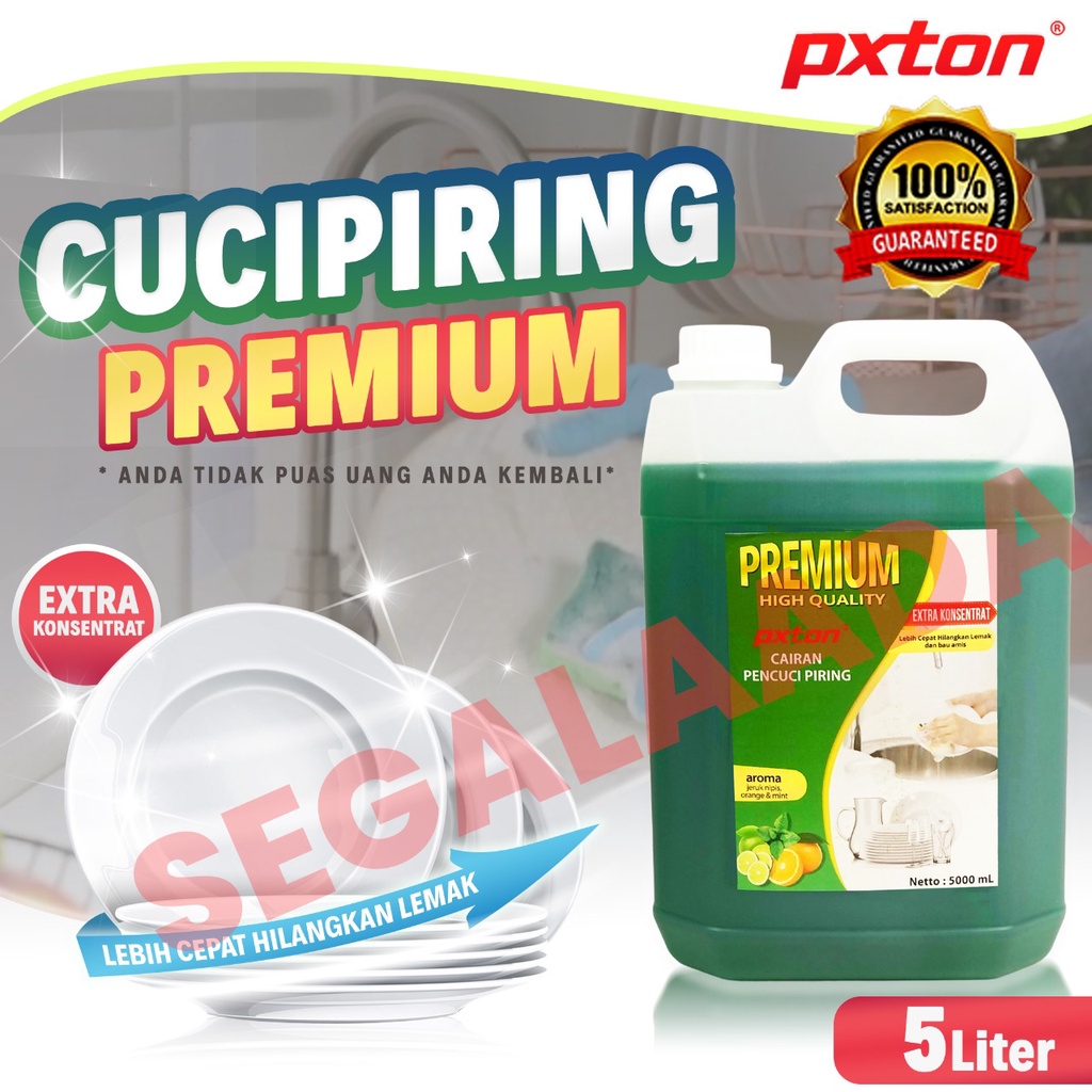 SABUN CUCI PIRING PXTON ANTI BAKTERI 5L