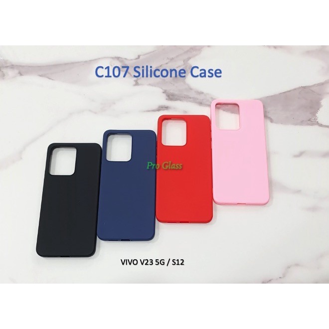 C107 VIVO V23 5G / S12 Colourful Ultrathin Silicone Case