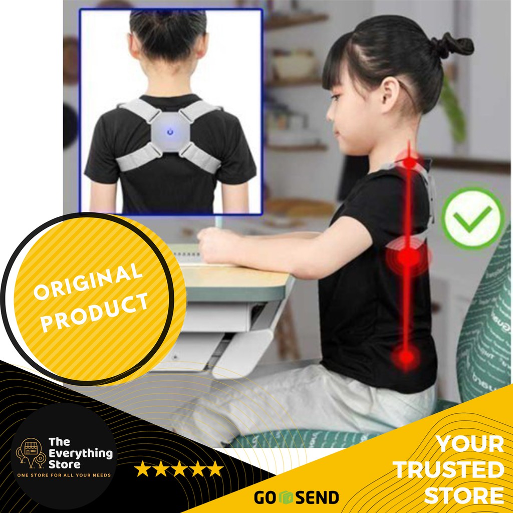 Penegak Punggung Anak & Dewasa  Getar Smart Sensor Smart Body Harness Korektor Punggung Getar Pintar