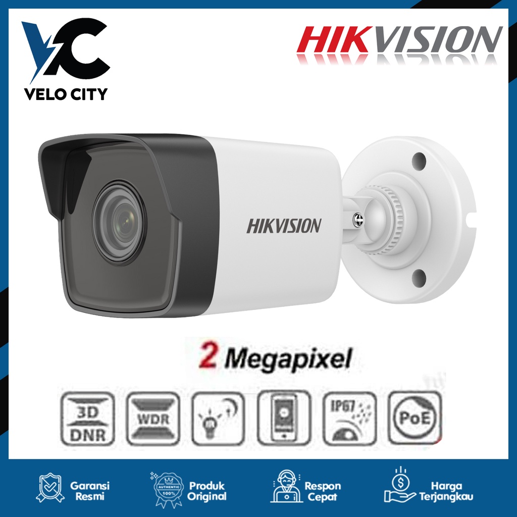 CCTV HIKVISION IP Cam Outdoor 2MP DS-2CD1021-I Hik Vision DS 2CD1021I - Garansi 2th